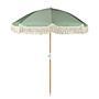 Beach Umbrella BOHO LOUNGE Cotton Fabric Green 0
