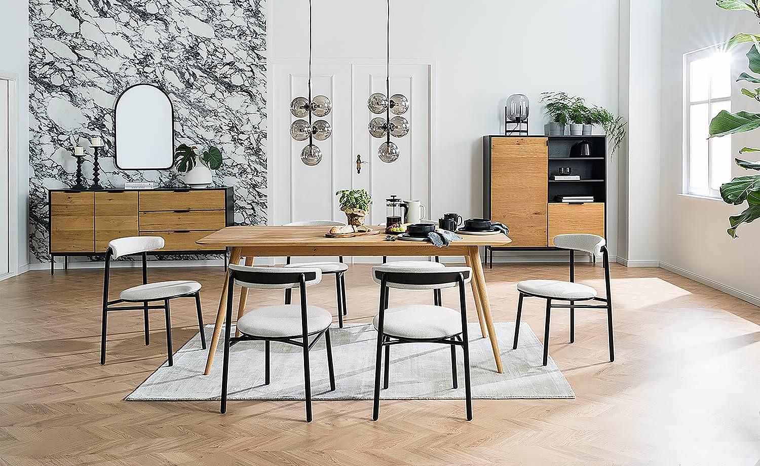 Esszimmerstühle Strator 2er Set Weiß 2