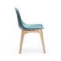 Gotham W Chair Plastic Wood Blue 1