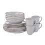 Geschirr-Set Finca 16-tlg. Porzellan Grau 7