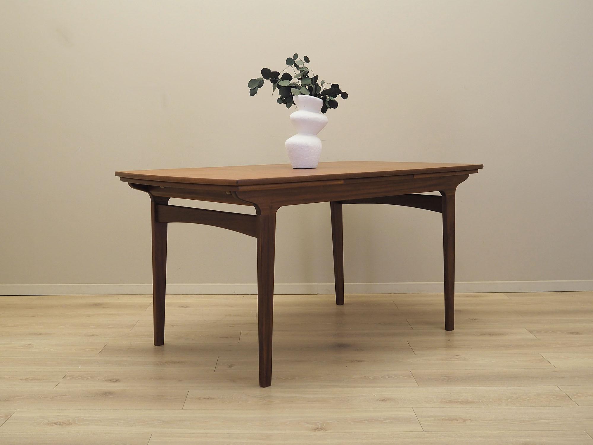 Dining table teak 1960s 3