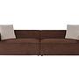 Lora 4-seater sofa brown 0