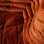Togo Corner Sofa Velvet Amber-Orange 9
