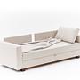 Aly Sofa Bed 3-Seater Cream 7