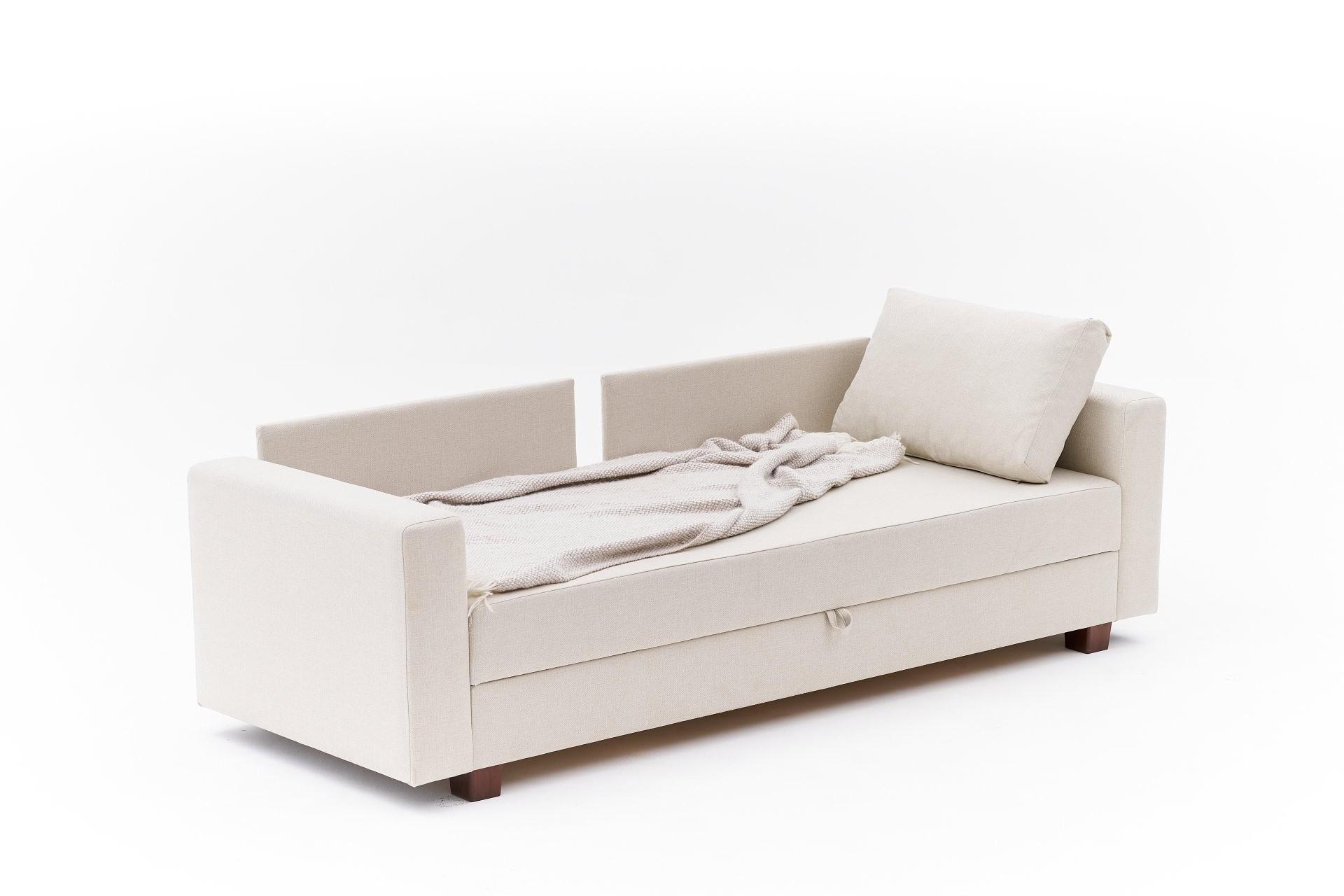 Aly Sofa Bed 3-Seater Cream 7