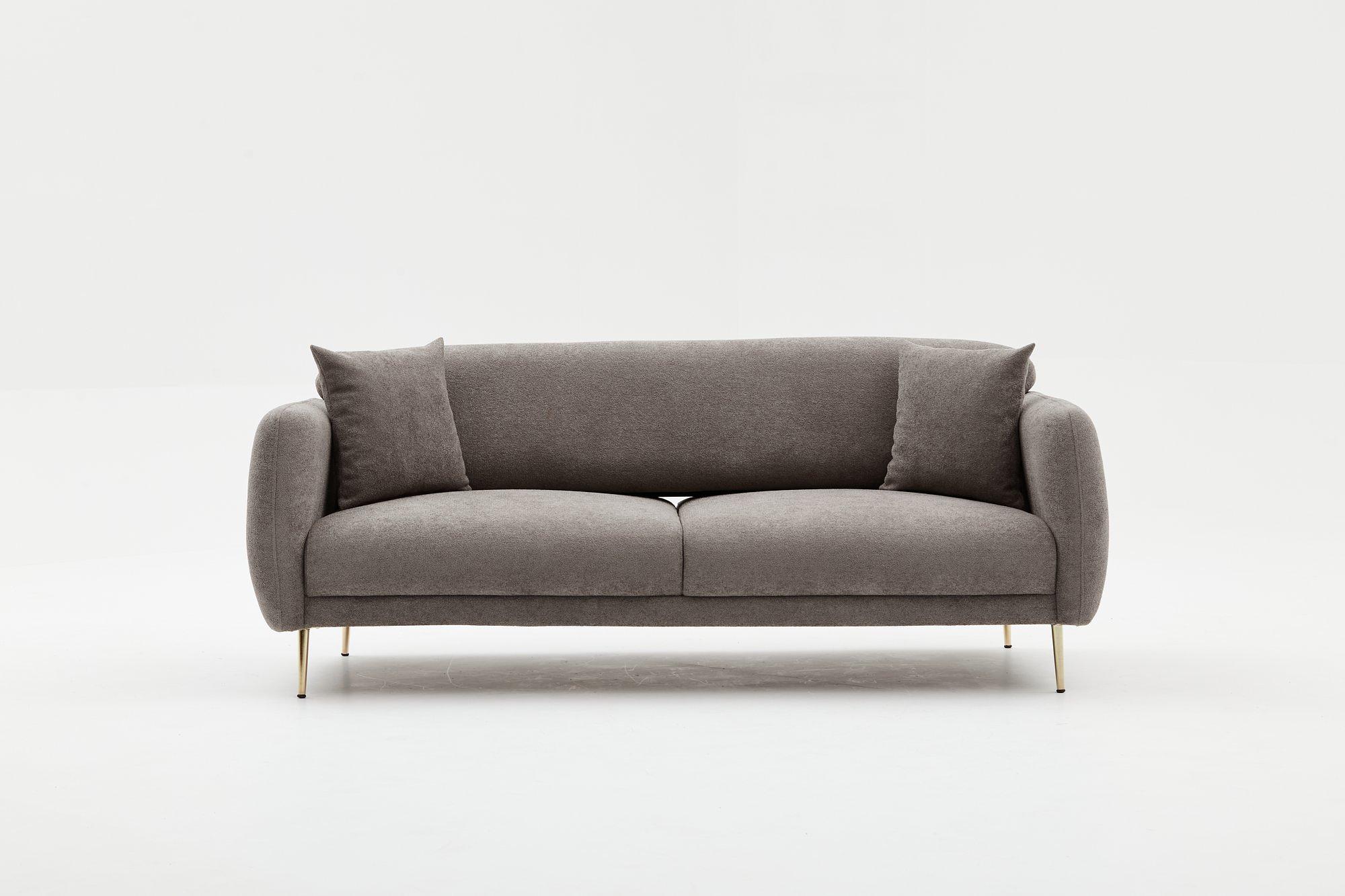 Simena Sofa 3-Sitzer Grau 7