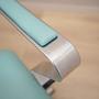 Barber chair Leather Blue 1980s 9