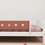 Tagesbett mit Sicherheitsgitter Holz Weiß 4