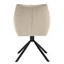 Solin Drehbarer Armlehnstuhl Microfaser Beige 4