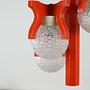 Space Age Pendelleuchte Orange 1970er Jahre 10