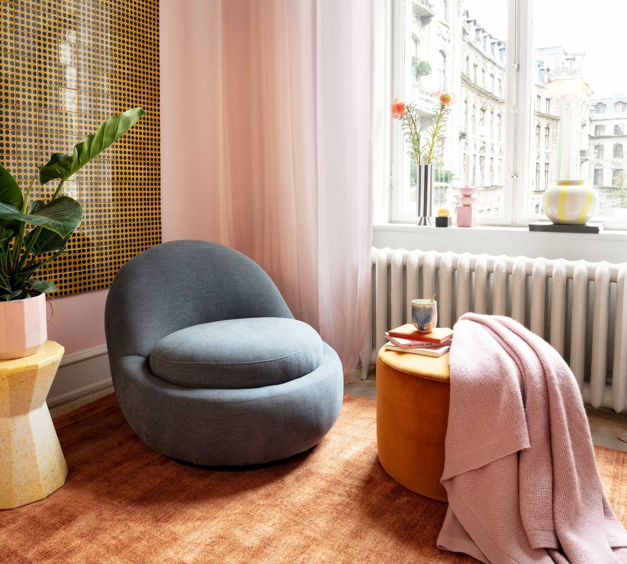 Pouf No. 9 Danny Dusty Rose 4