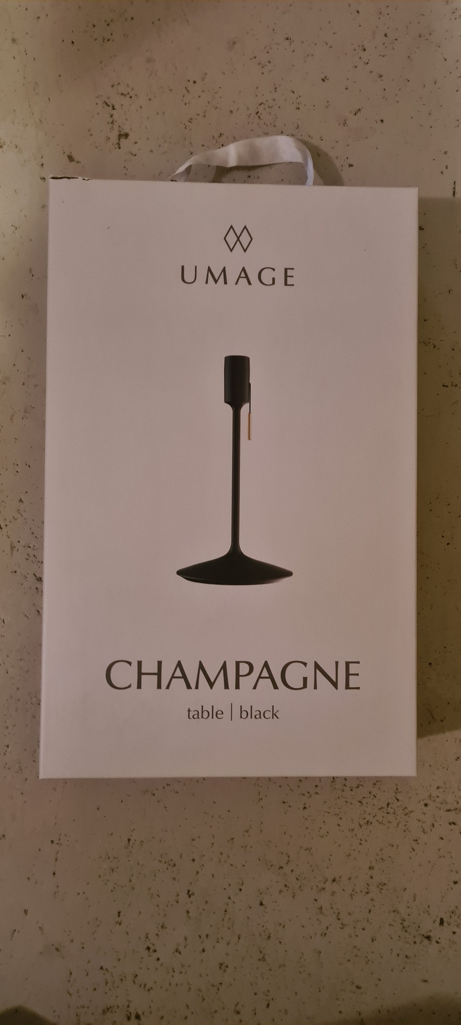 Champagne Tischleuchtenfuß Metall Schwarz 1