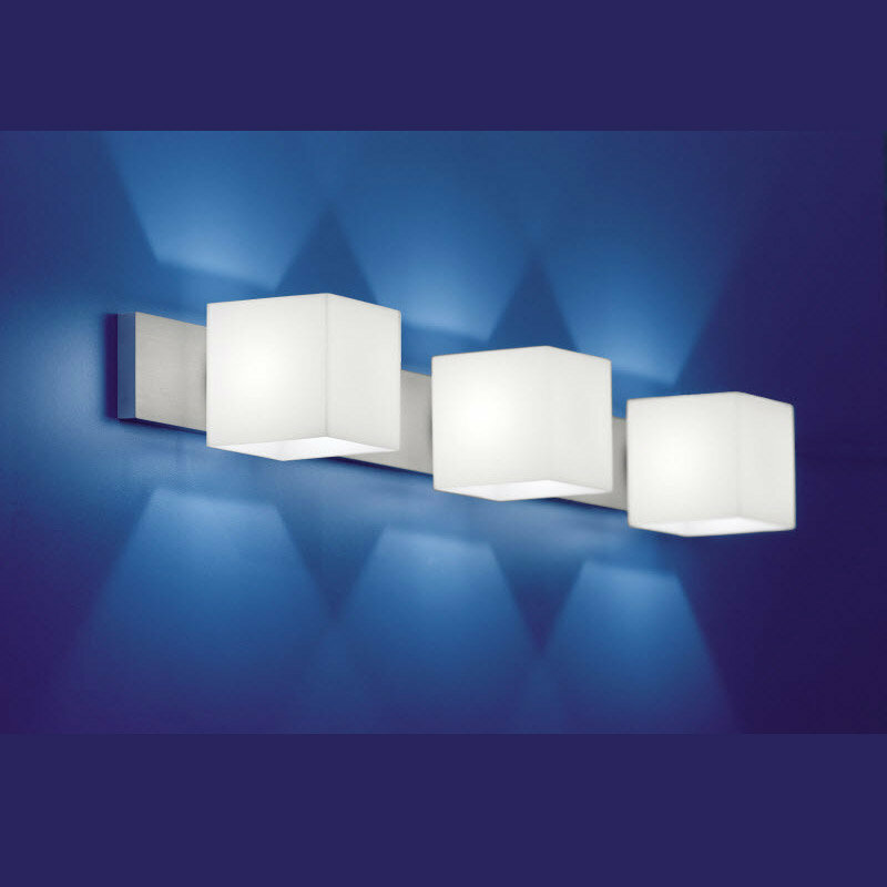 CUBE Wandleuchte Weiß 1