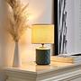 Glowing Midnight Table Lamp Ceramic Dark Green 1-light 2