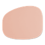 Stone Placemat 100% Recycled Leather Pink 1