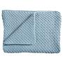 Babystrickdecke Sunny Baumwolle Hellblau 0