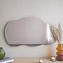 Flow Mirror Black 40cm x 72cm 1