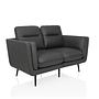 VINTALUX 2-seater sofa faux leather grey 0