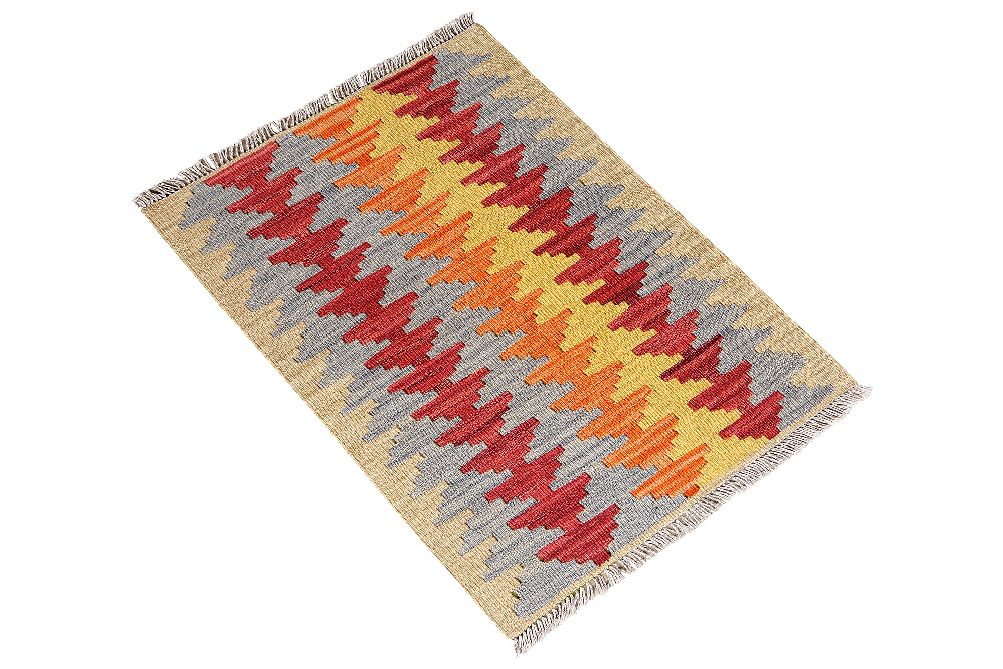 Kilim Gashgai Teppich Wolle Mehrfarbig 2