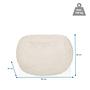 Sitzolo R Sitzsack Cord Stoff Beige 3