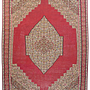 Kilim Senneh Teppich Braun 0