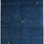 Gabbeh Teppich Wolle Blau 0
