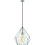 Pendant light Carlton II Steel 1-light Baby blue 2