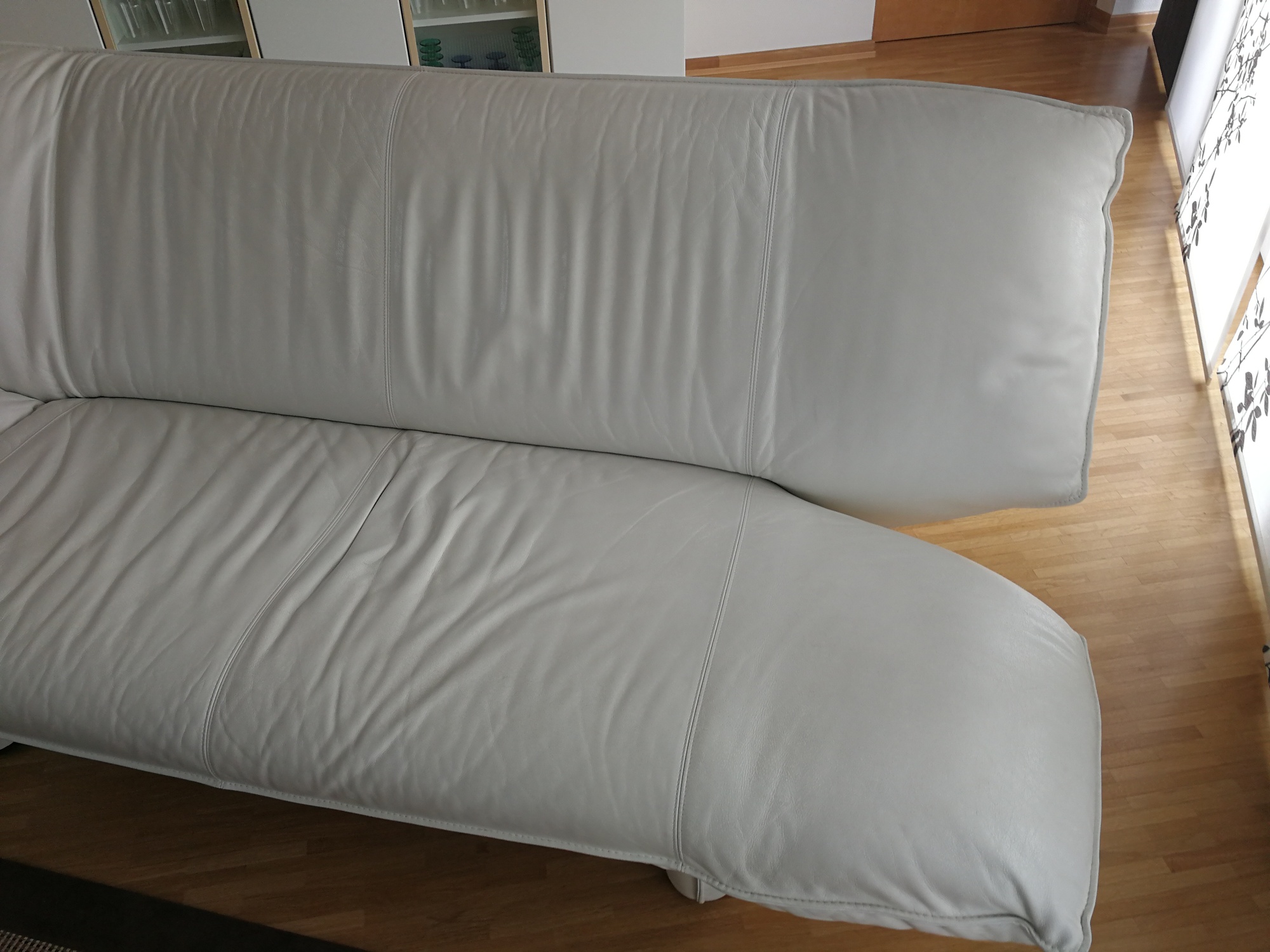Tango Sofa 2-Sitzer Leder Weiß 2