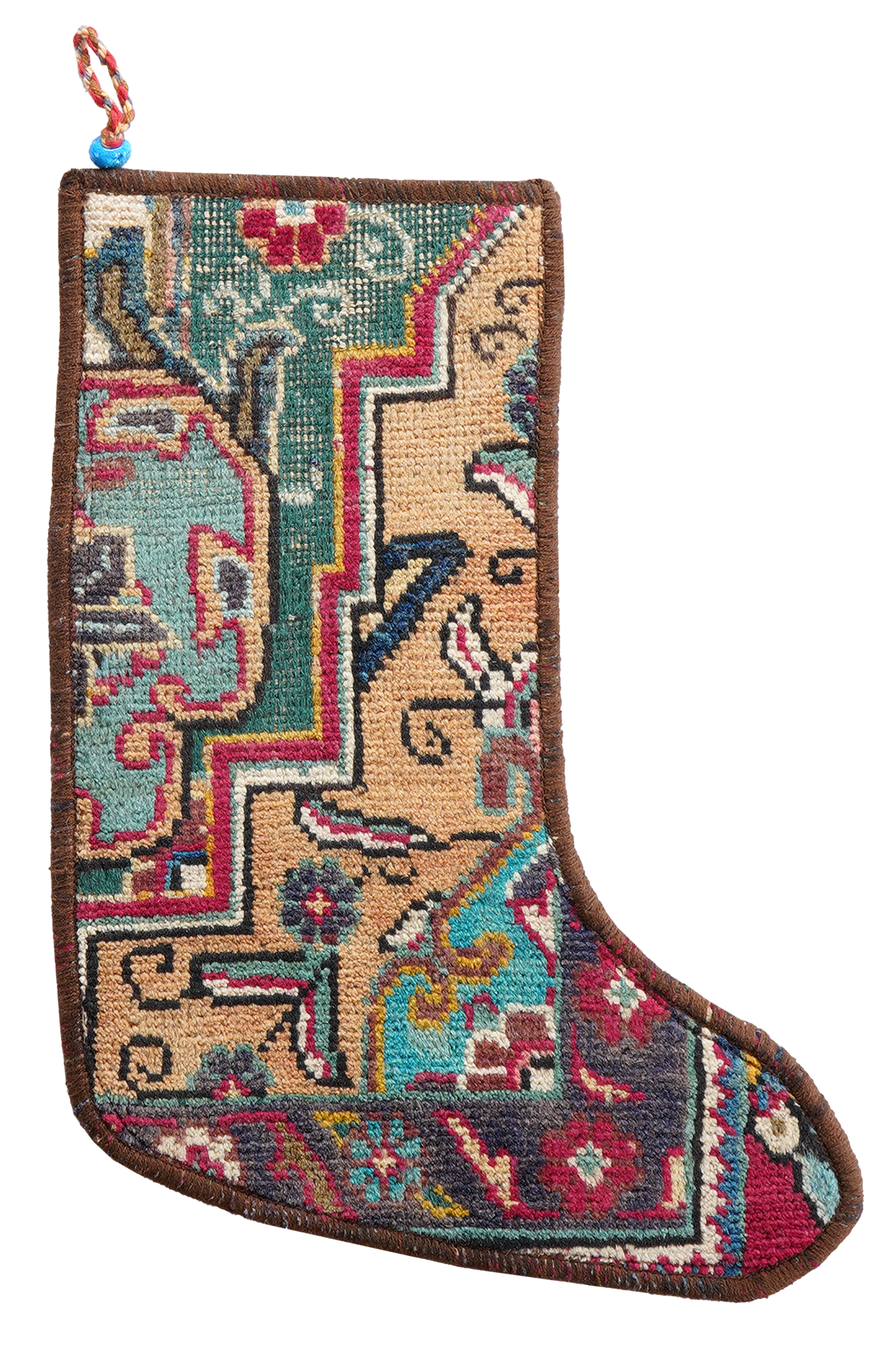 Christmas stocking Wool Multicolored 41x56cm 0