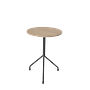 Alforone Side table Oak wood Steel Natural Ø 35cm 0