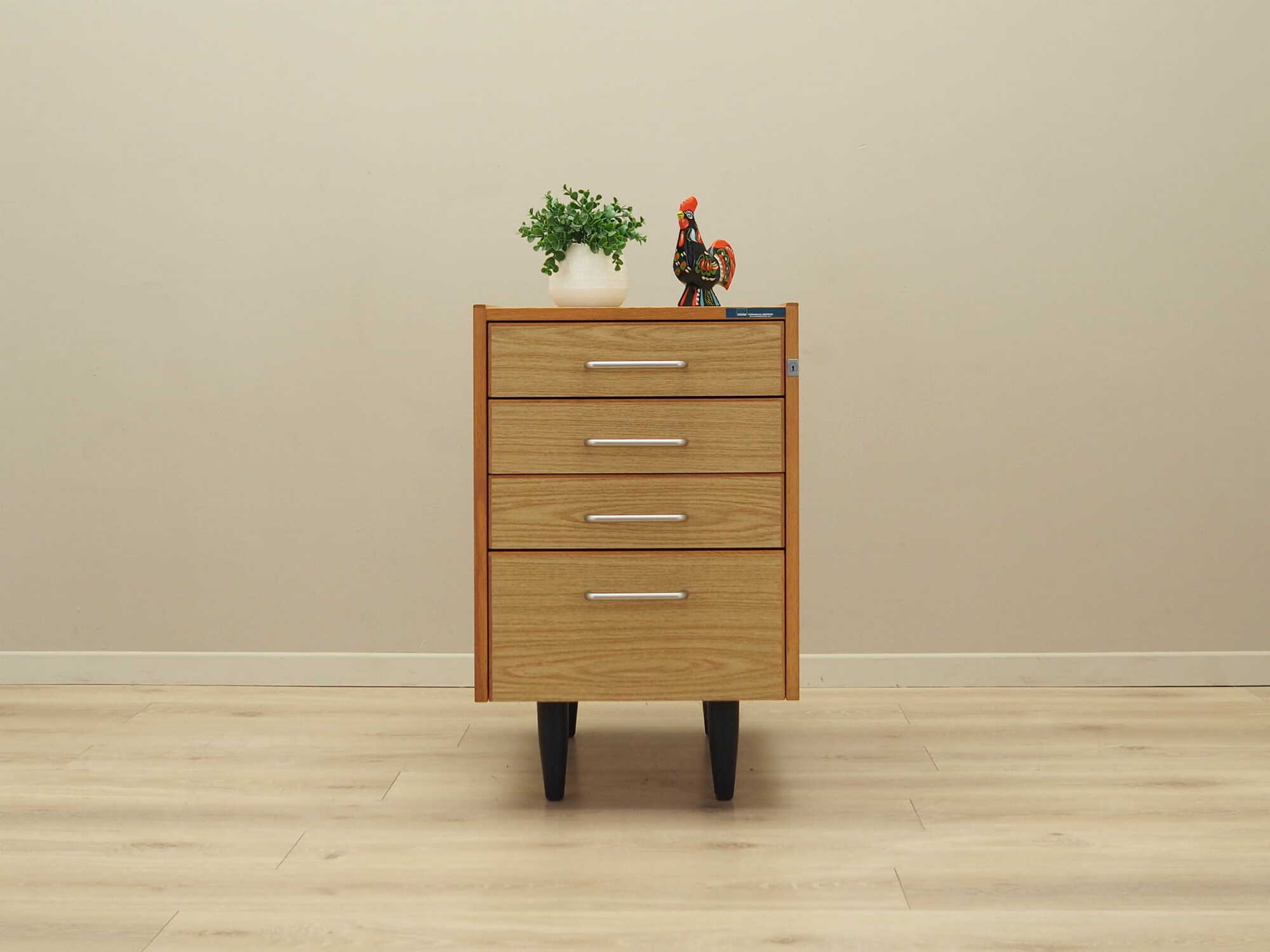 Vintage chest of drawers Wood Brown 1970s 1