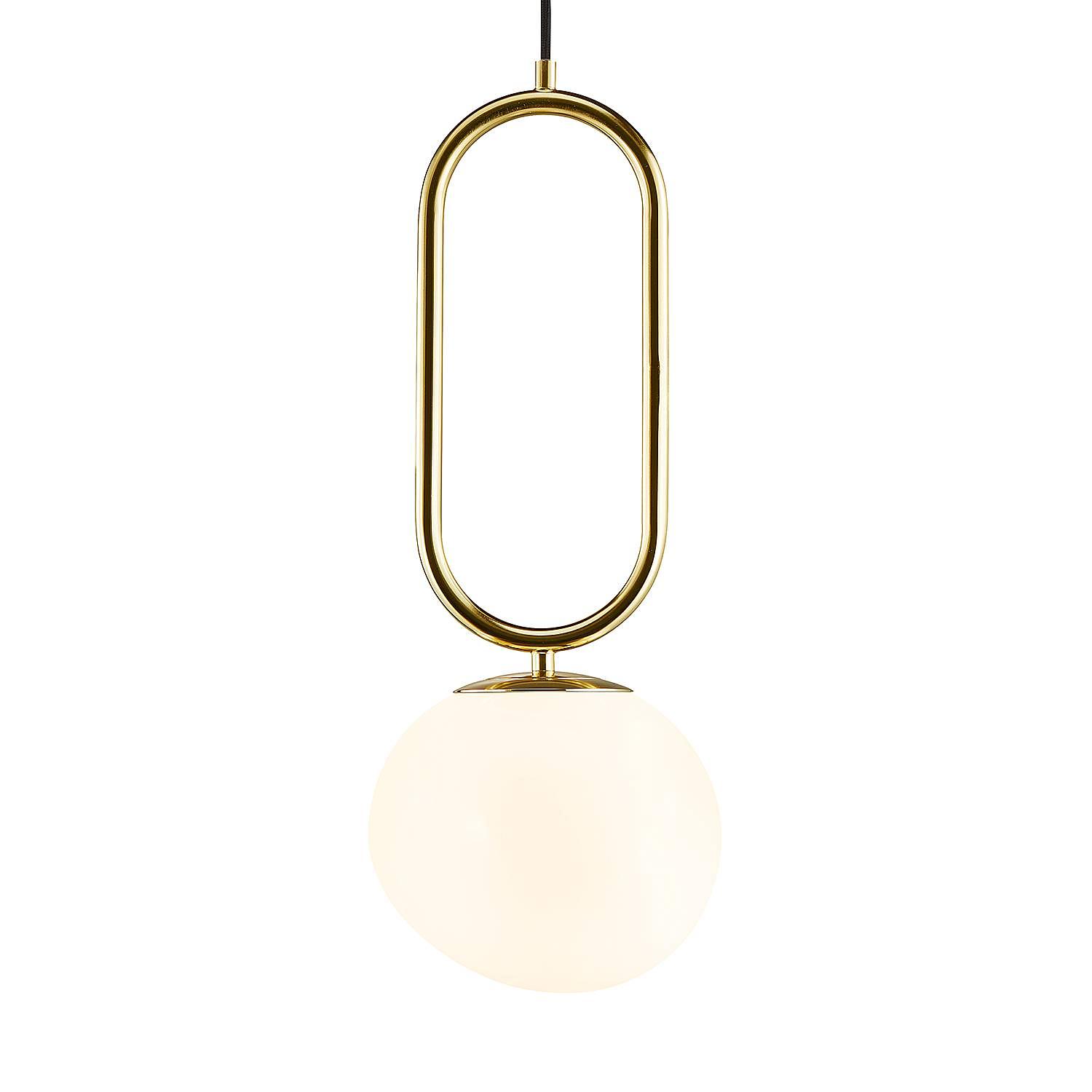 1-Flammig Pendelleuchte Shapes I Metall Opalglas 1
