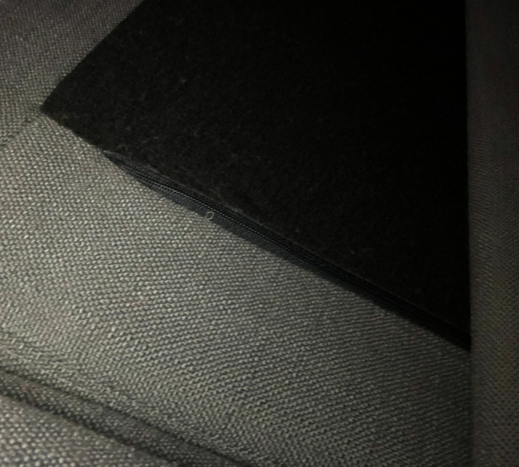 Sofa Récamiere Links mit Hocker Webstoff Metall Grau 6