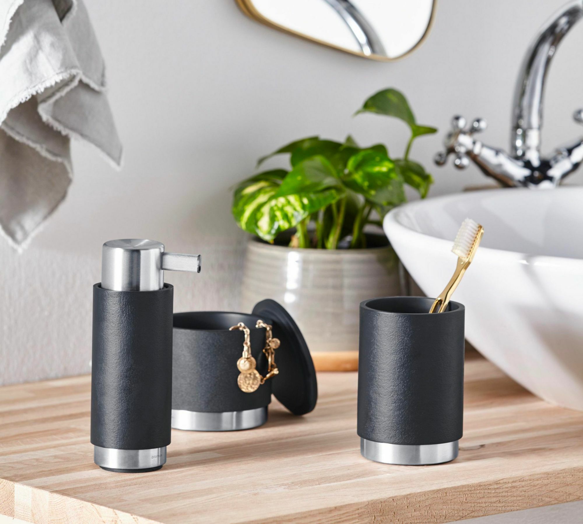 Ara Seifenspender Edelstahl Hochwertig Anthrazit 150ml 4