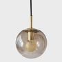 P193 4106 Pendant light smoked glass gold 3