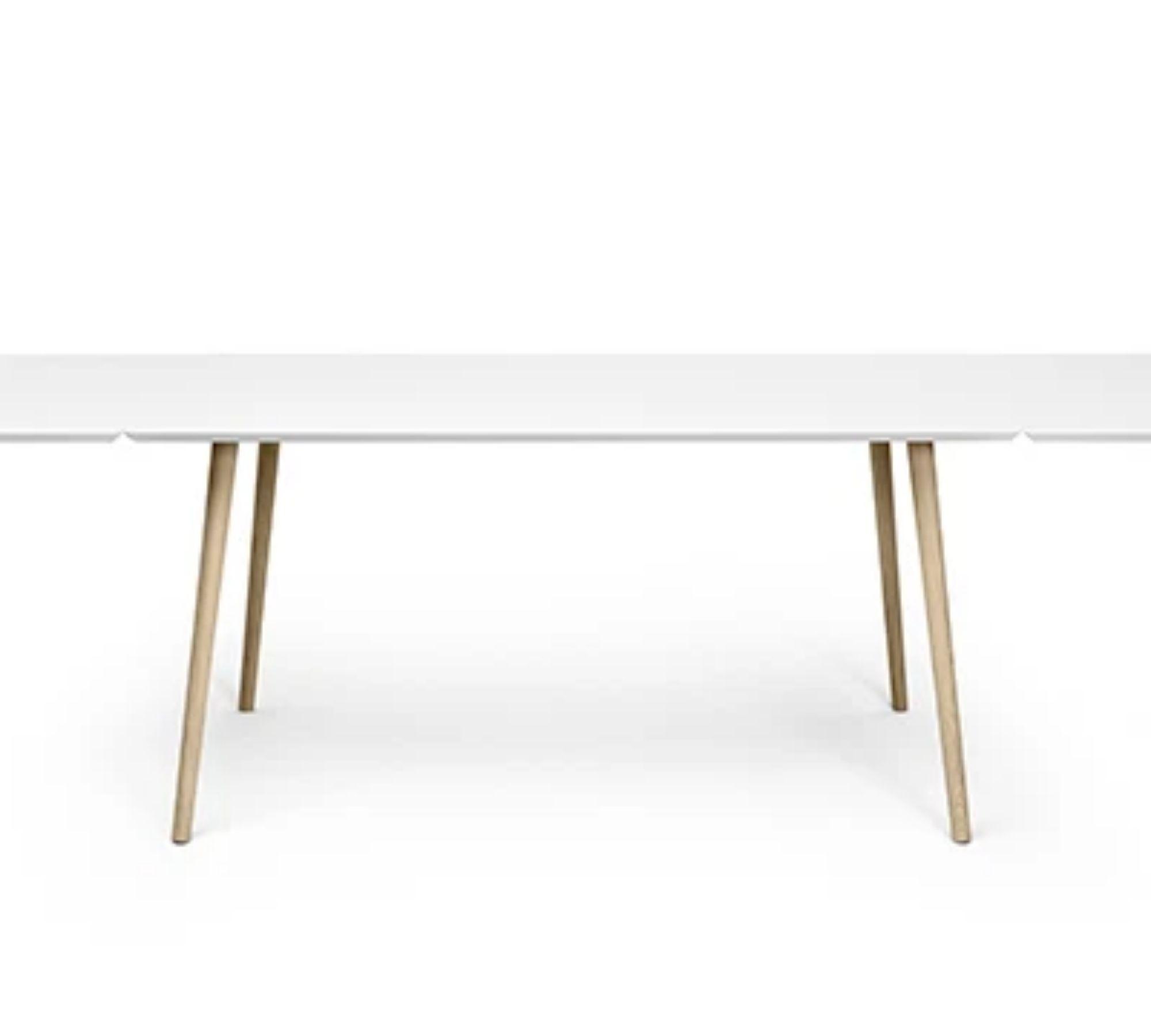 Allie Esstisch Soap Oak Weiß 150 x 90 cm 3