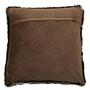Bosie Lamina Mocha Ombre Square Fur Pillow 2