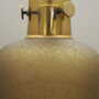 Pendant lamp glass metal gold 1960s 5