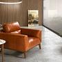 Sessel Leder Braun 6