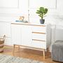 Tarolo I Chest of drawers with 3 drawers White 3