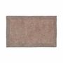 Badematte Webstoff Braun 60 x 100 cm 0