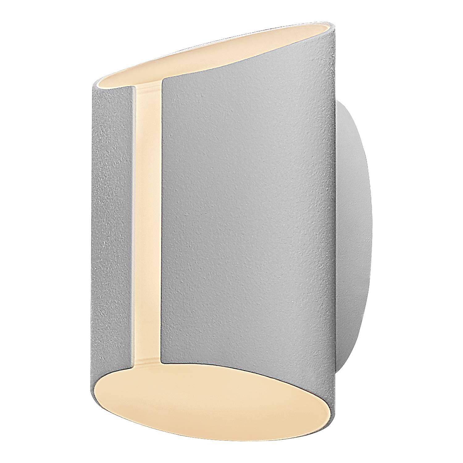 Wandleuchte Grip Aluminium 1-flammig Weiß Weiß 0