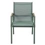 Garden Chair Alora Set of 2 Steel Olefin Green 4