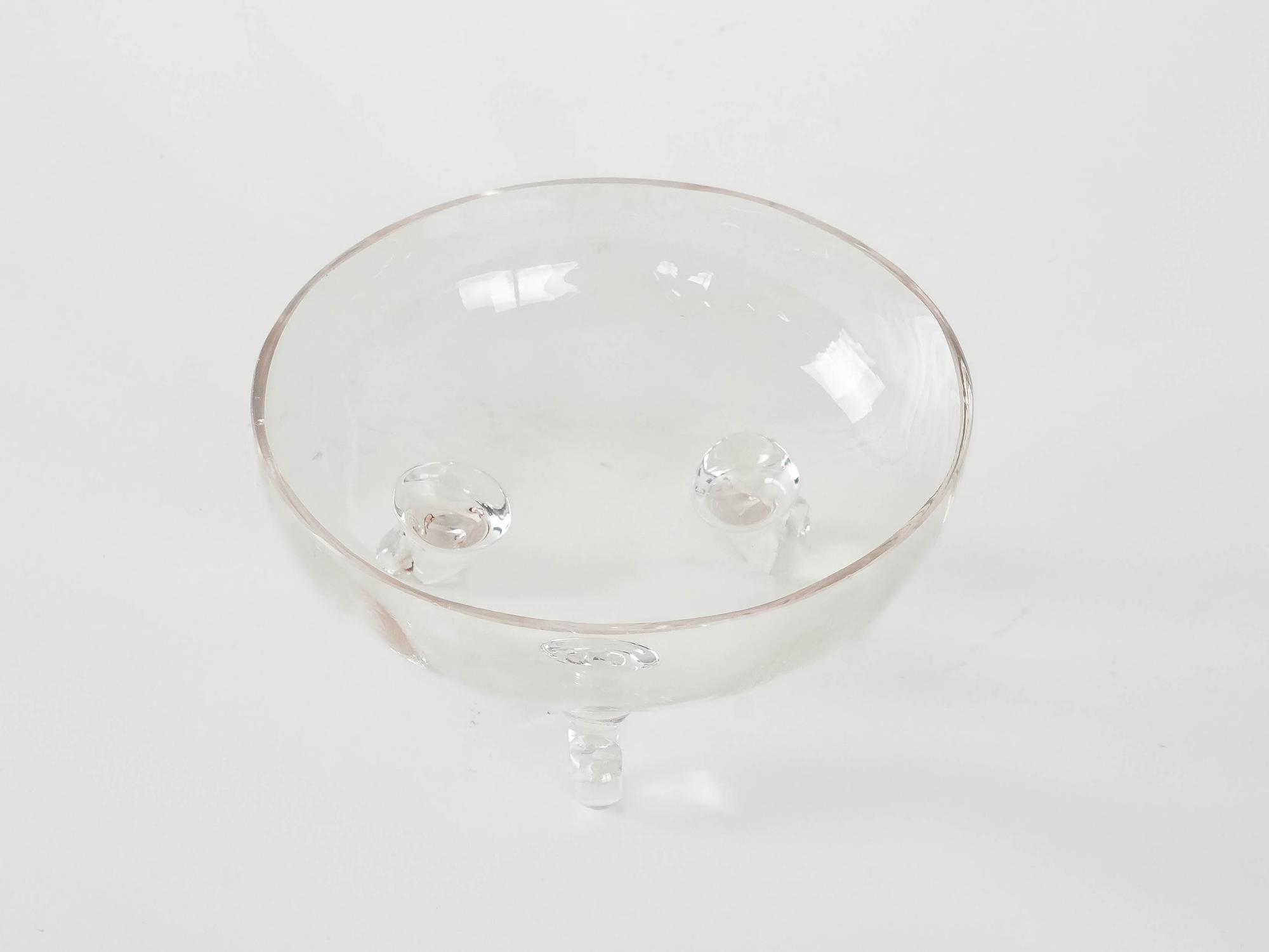 Glaskaraffe Transparent 1970er Jahre 4