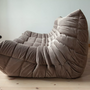 Togo Sofa 3-seater velvet warm grey 3