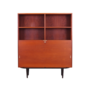 Vintage Bookshelf Teak Wood Brown 1970s 0