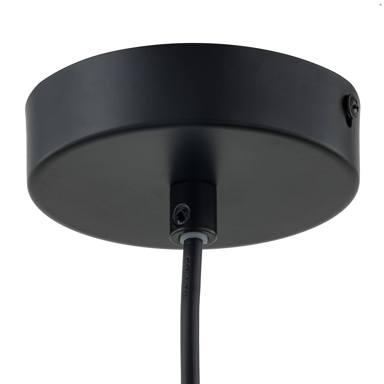 Pendelleuchte Foley III Eisen / Glas 1-flammig 4