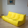 Togo Lounge Set 3-pc. Textile Lemon Yellow 1