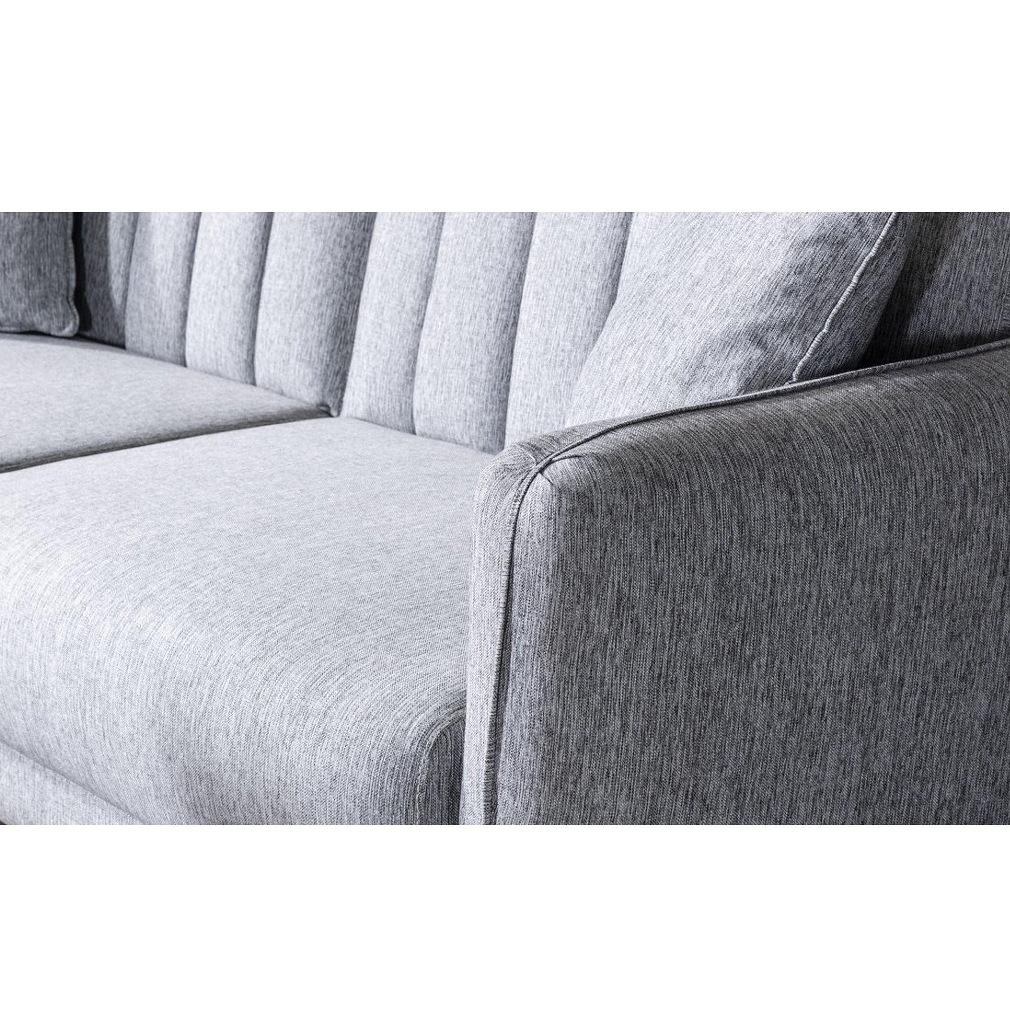 Aqua Schlafsofa 3-Sitzer Grau 4