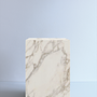 Side table Calacatta marble White 1